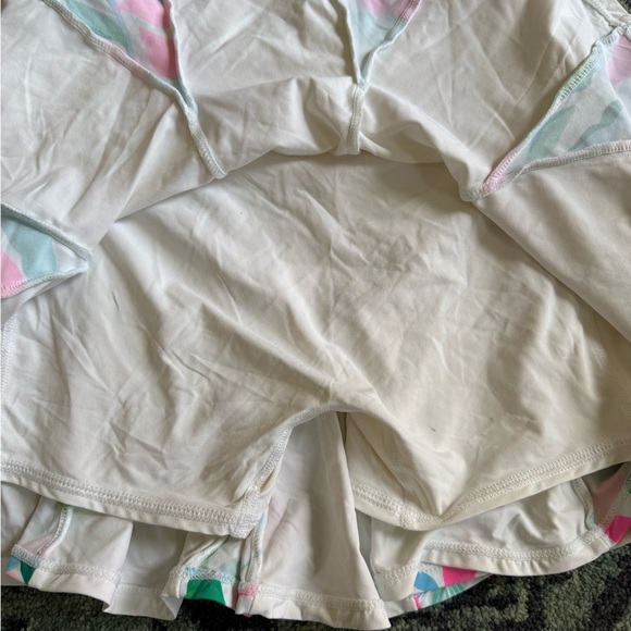 XXS NWOT Lilly Pulitzer Tennis Preppy White Resort Print Cassata Pleated Skort - Picture 7 of 8